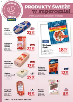 Makro Gazetka - Oferta świeża w super cenach od 23.06.2025 | Strona: 3 | Produkty: Słonina, Kiełbasa śląska morliny, Szynka, Kiełbasa śląska