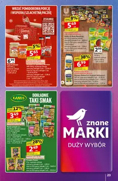 Pogląd oferty "Auchan Gazetka - Znane Marki duży wybór Hipermarket" - ważna od 04.12.2025 | Strona: 23