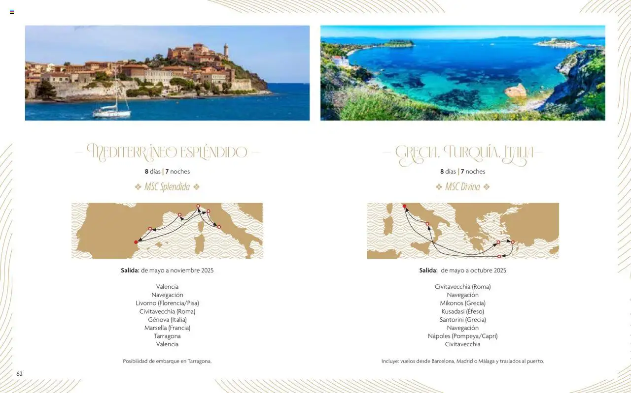 Viajes El Corte Inglés Cruceros de lujo │ válido desde el 01.01.2025 | Página: 63 | Productos: Navegación