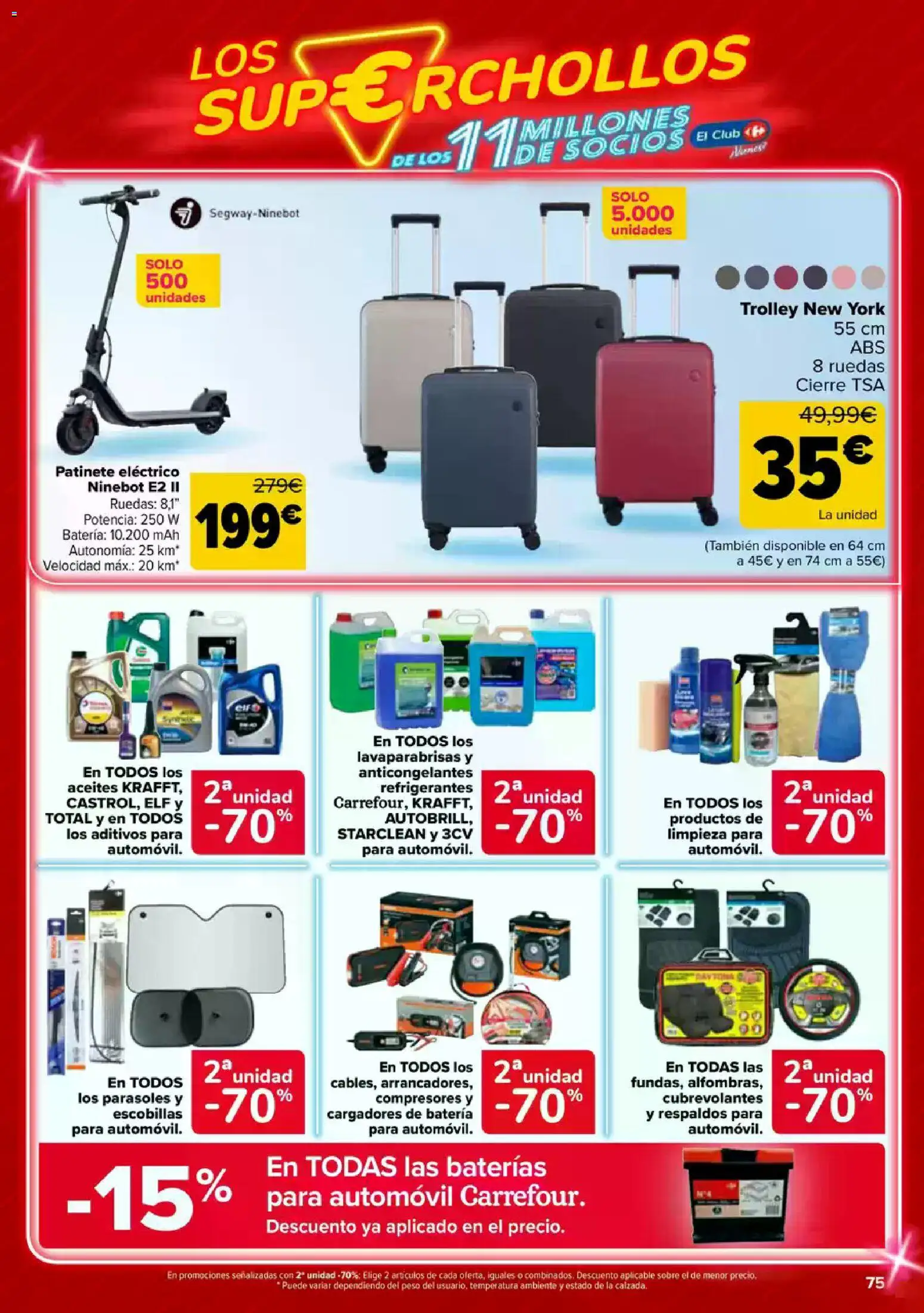 Carrefour folleto │ válido desde el 23.04.2026 | Página: 74 | Productos: Patinete, Peso, Ελιές, Batería