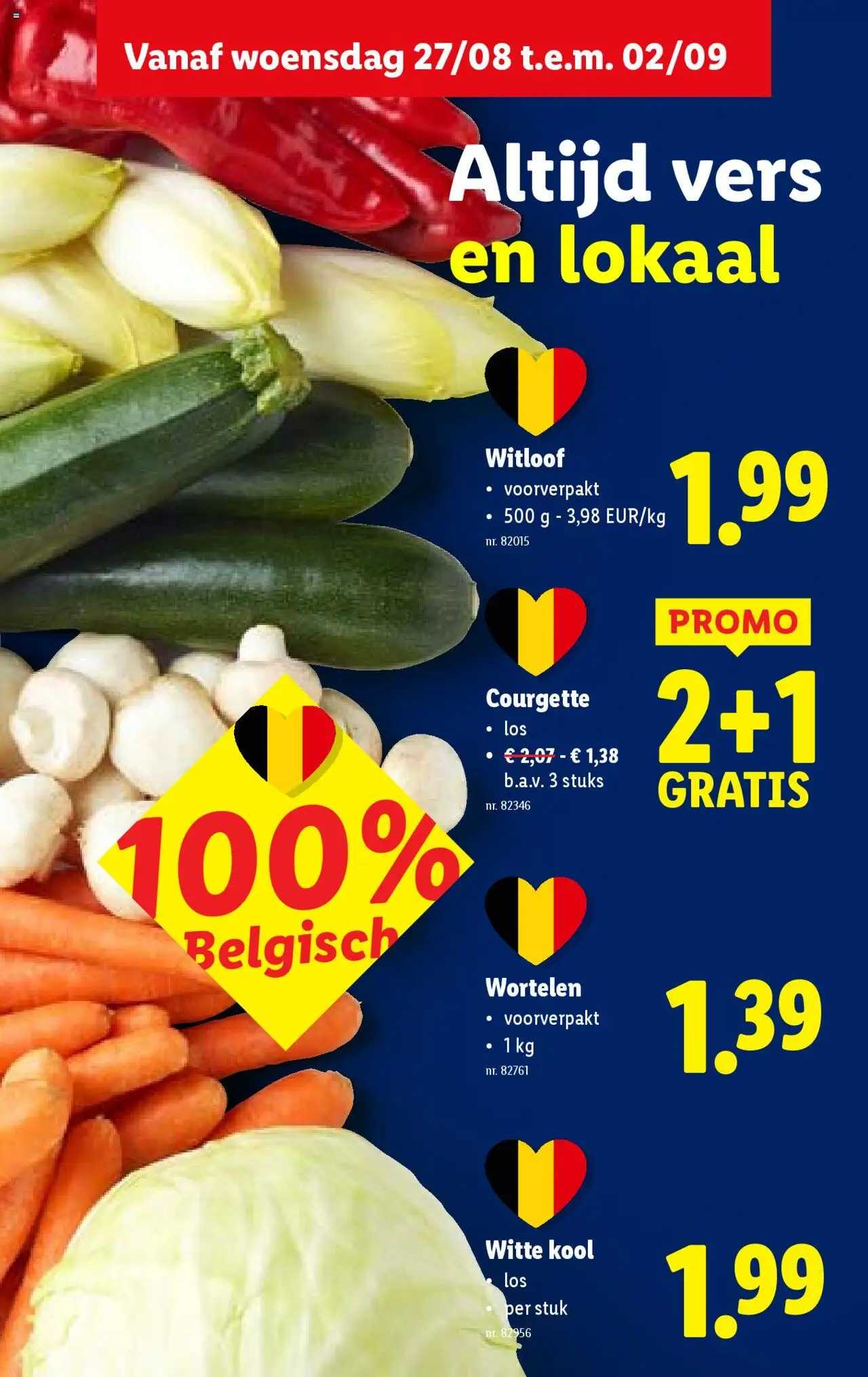  | Pagina: 3 | Producten: Kool, Wortelen, Courgette