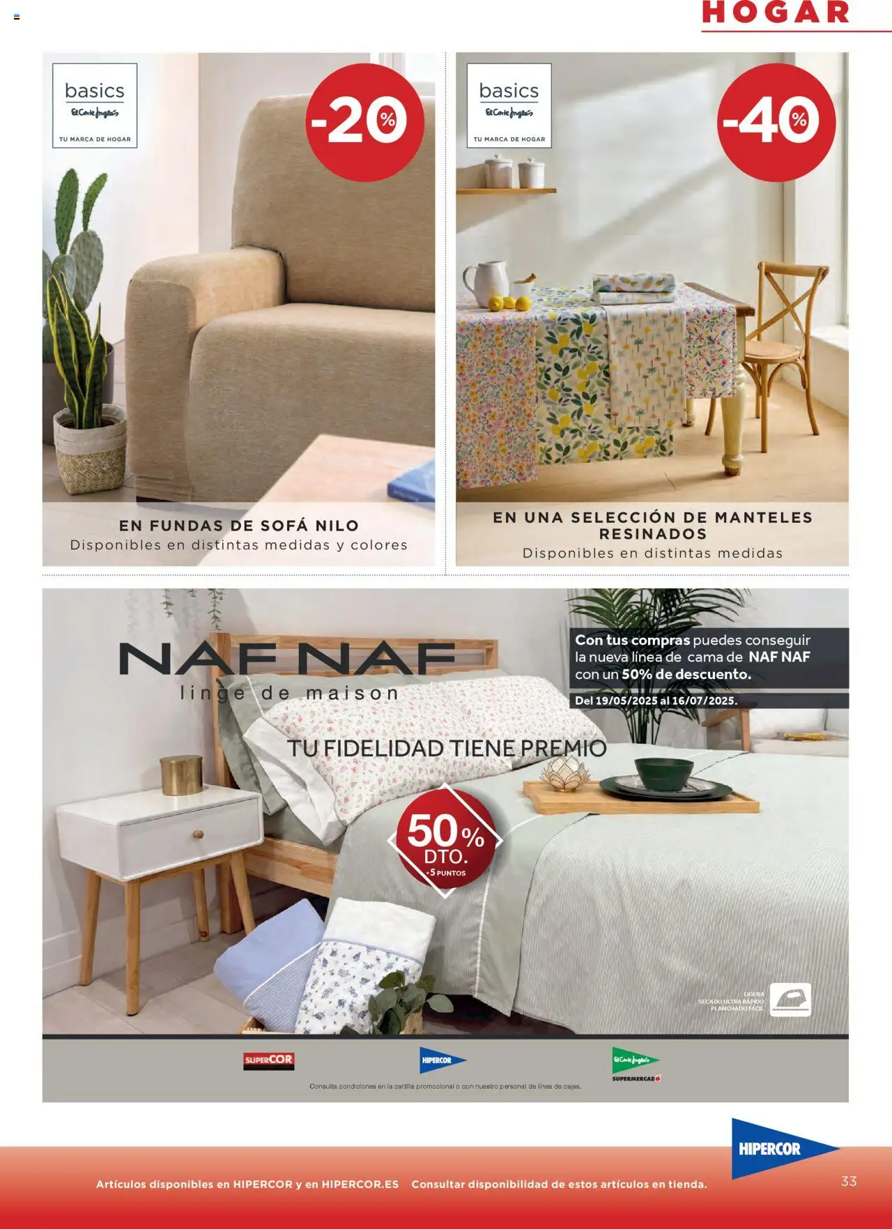 Hipercor catálogo │ válido desde el 19.06.2025 | Página: 38 | Productos: Cama, Sofá