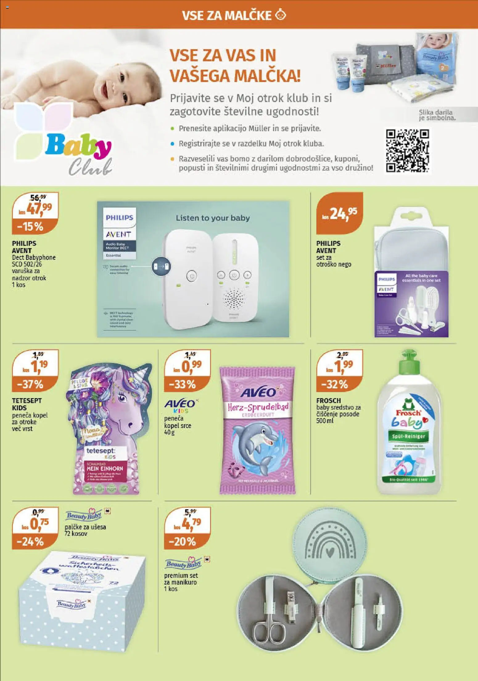 Novi Müller katalog ponudbe – veljaven od 02.02.2026 | Stran: 14 | Izdelki: Kopel, Monitor, Peneča kopel, Kos