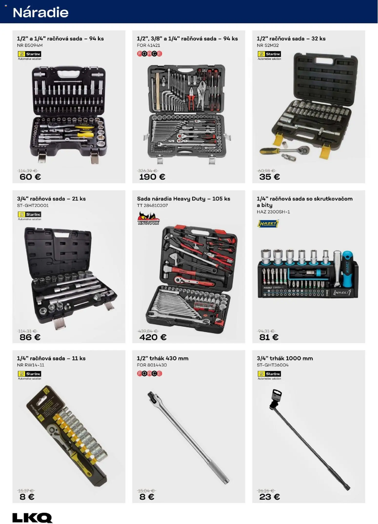 Nové Auto Kelly akcie – leták je platný od 09.03.2026 | Strana: 26 | Produkty: Náradie