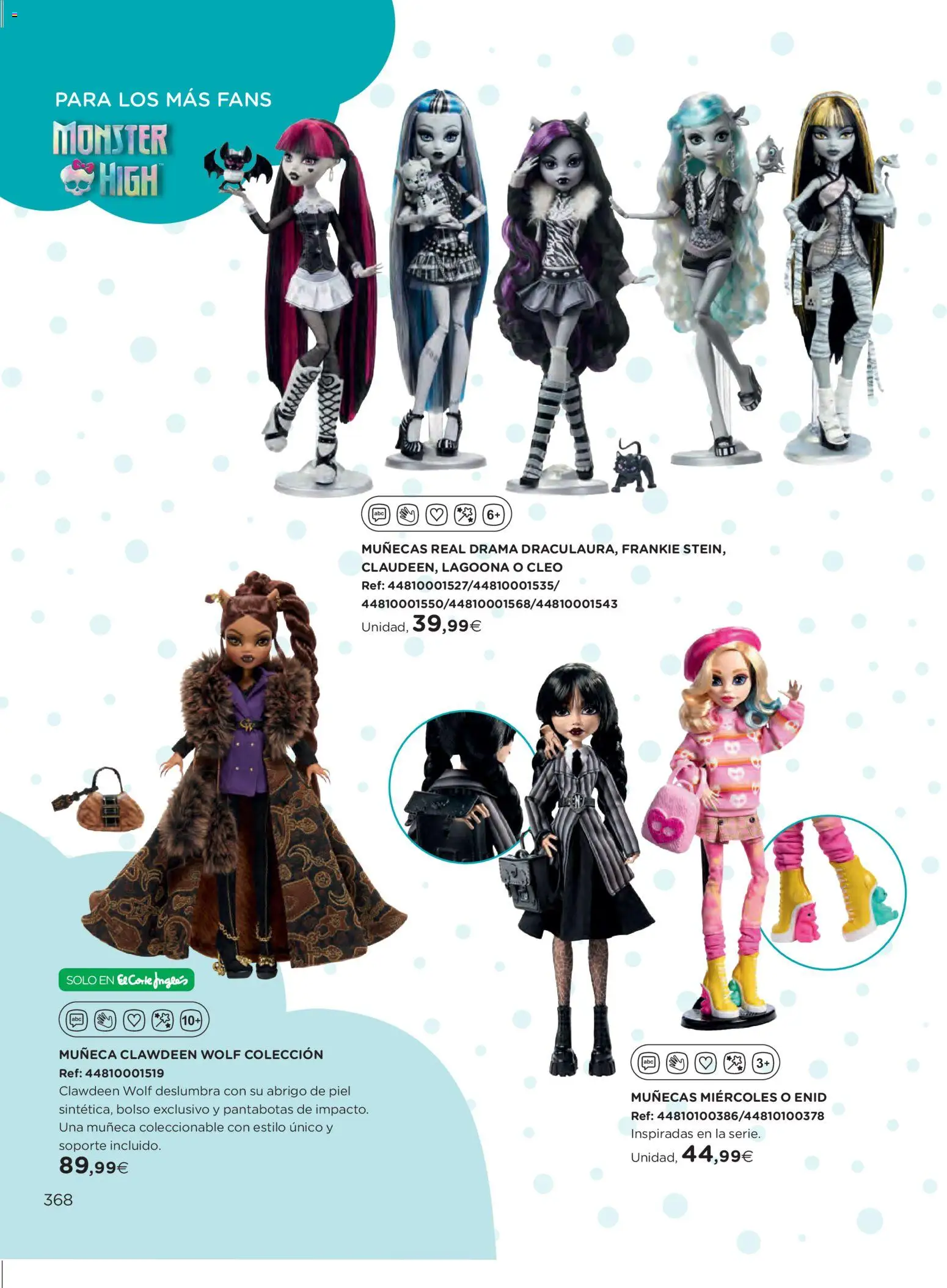 El Corte Inglés ofertas │ válido desde el 27.10.2025 | Página: 368 | Productos: Bolso, Muñeca