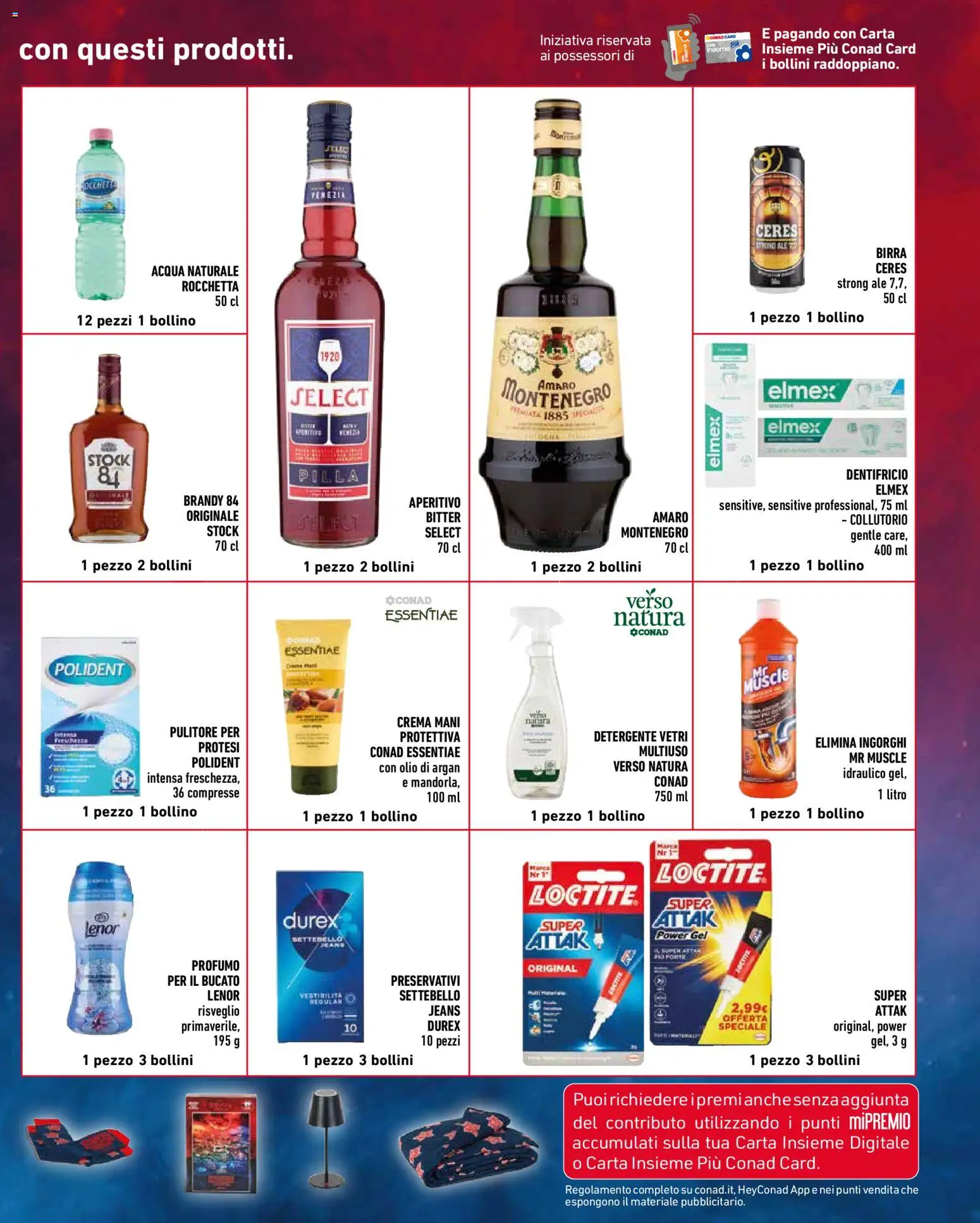 Volantino Conad del 27.12.2025 | Pagina: 13 | Prodotti: Detergente, Ceres, Amaro, Aperitivo