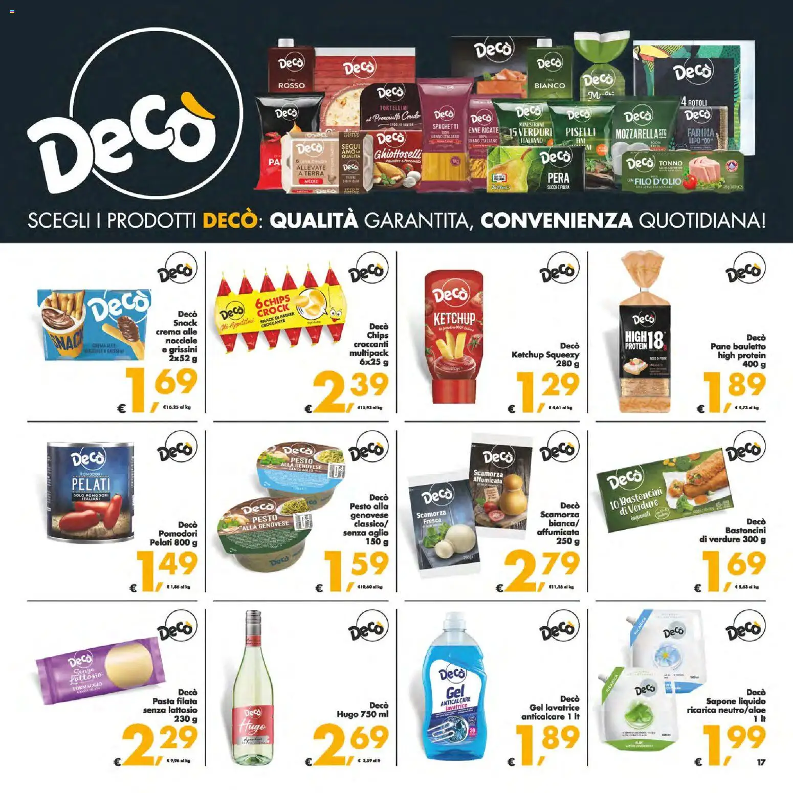 Volantino Decò del 06.03.2026 | Pagina: 18 | Prodotti: Succo, Ketchup, Tonno, Terra