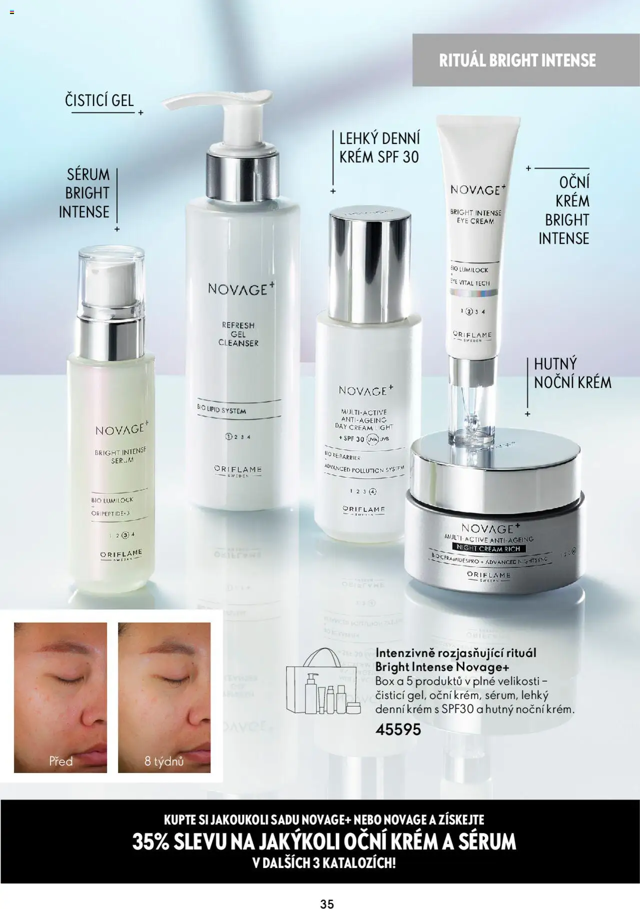 Oriflame katalog Novage+ od 23.04.2024 | Strana: 35 | Produkty: Krém