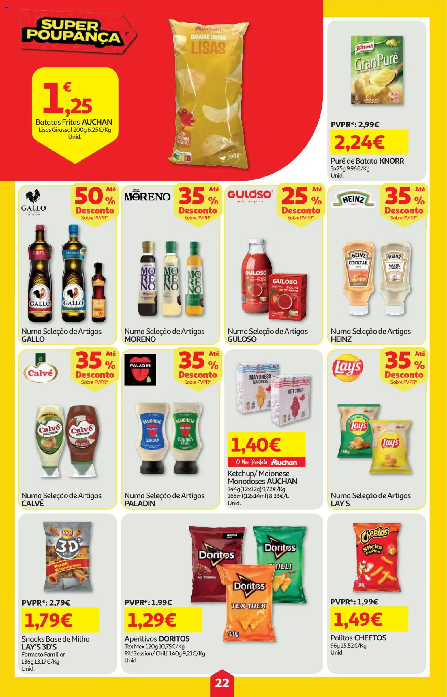 Auchan folheto │ válido de 05.02.2026 | Página: 22 | Produtos: Batata, Knorr, Base, Tomate
