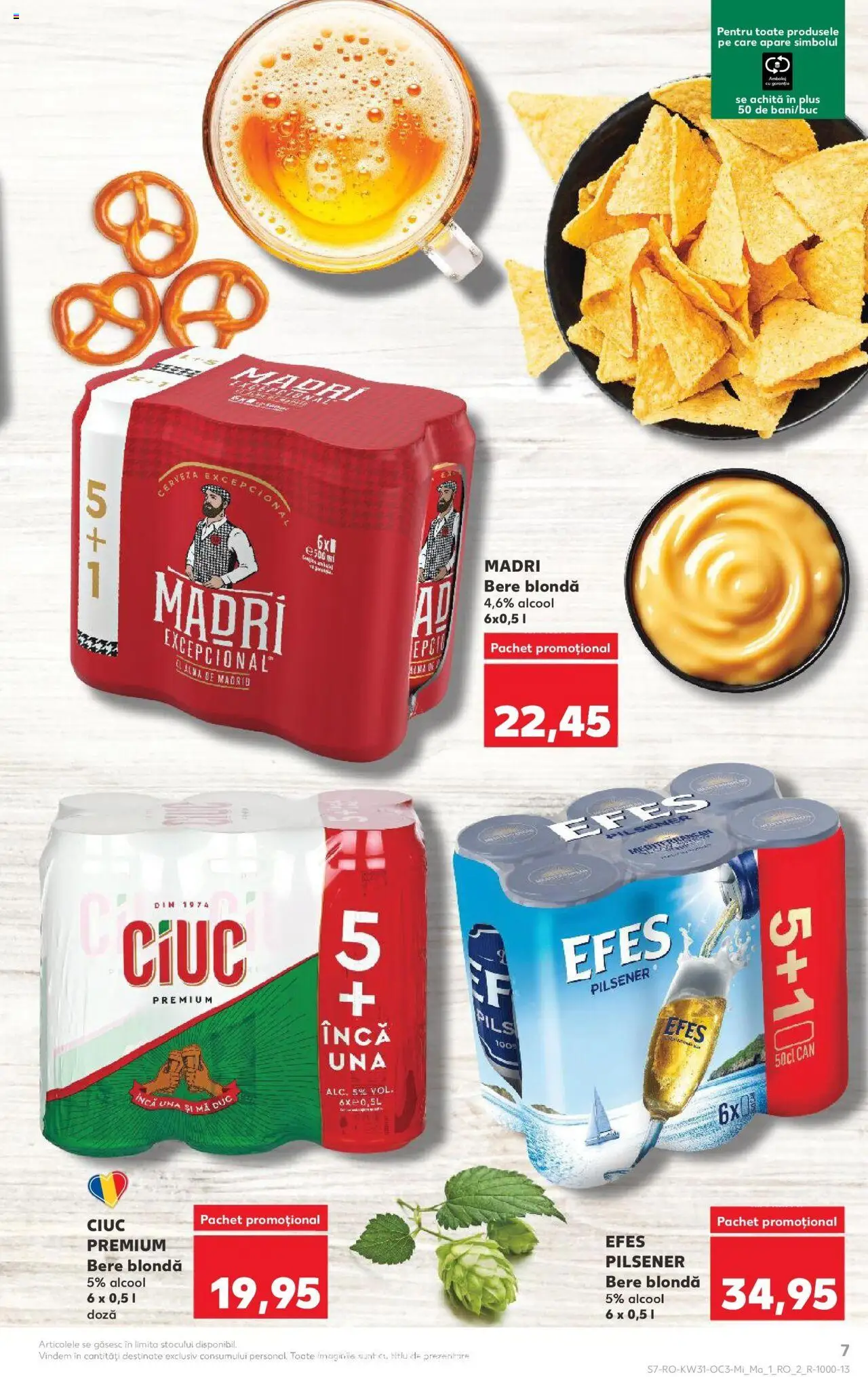 Catalog Kaufland - Carei – valabil de la 30.07.2025 | Pagină: 7 | Produse: Bere