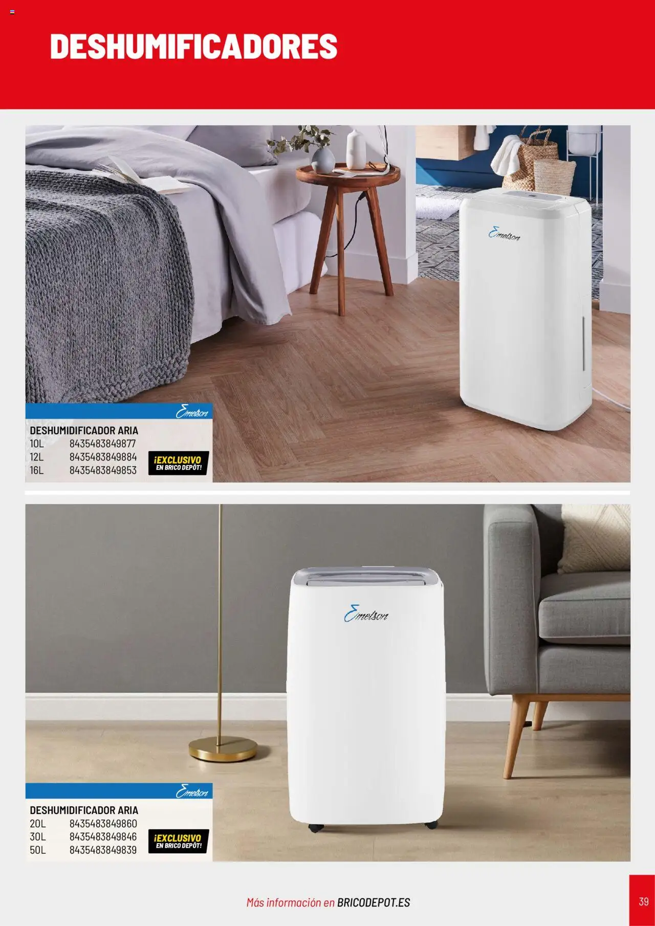 Brico Depôt Catálogo Climatización │ válido desde el 27.06.2025 | Página: 39