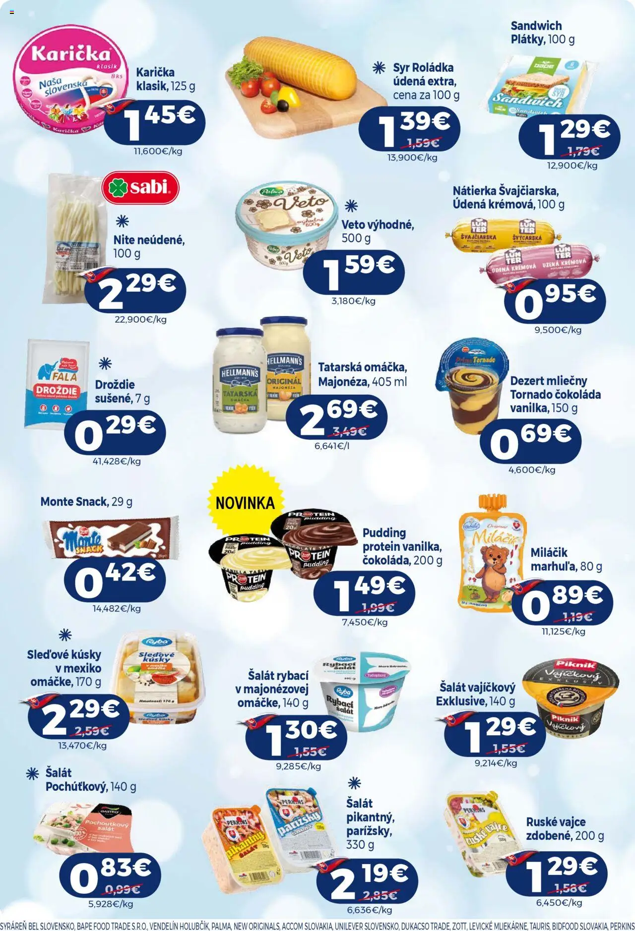 Nové Milk Agro akcie – leták je platný od 10.09.2025 | Strana: 5 | Produkty: Syr, Protein, Ryba, Omáčka