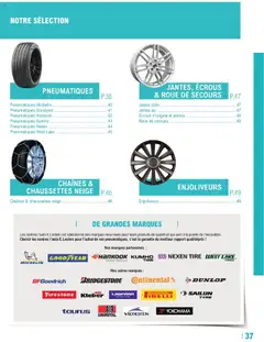 l'auto E.Leclerc - Prévisualisation de l'auto E.Leclerc Le guide auto & 2 roues valide à partir de 22.04.2025 | Page: 37 | Produits: Enjoliveurs
