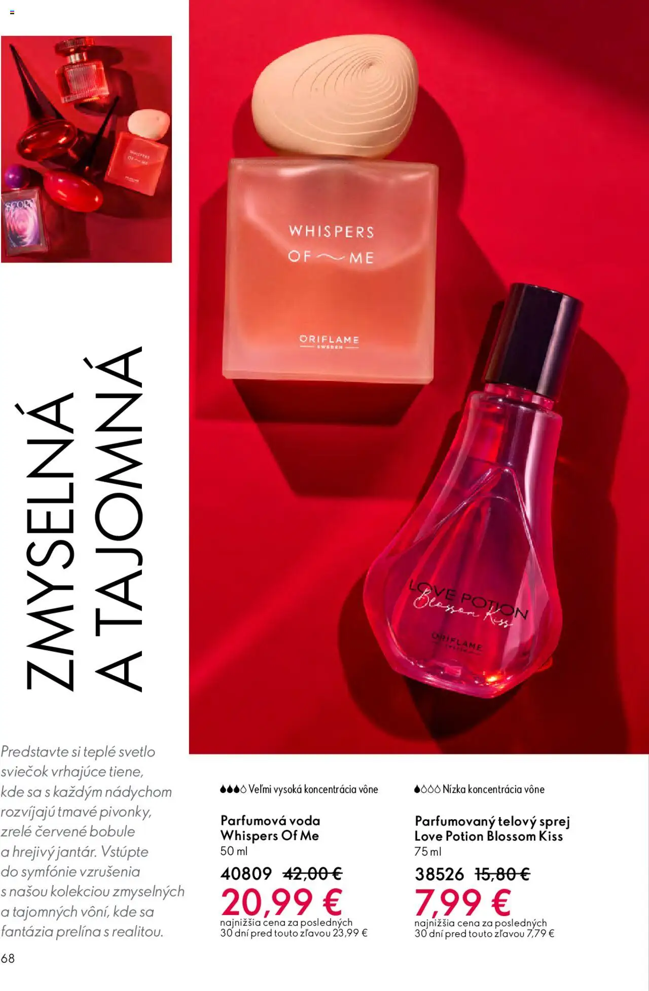 Nové Oriflame akcie – leták je platný od 01.10.2025 | Strana: 68 | Produkty: Svetlo, Voda