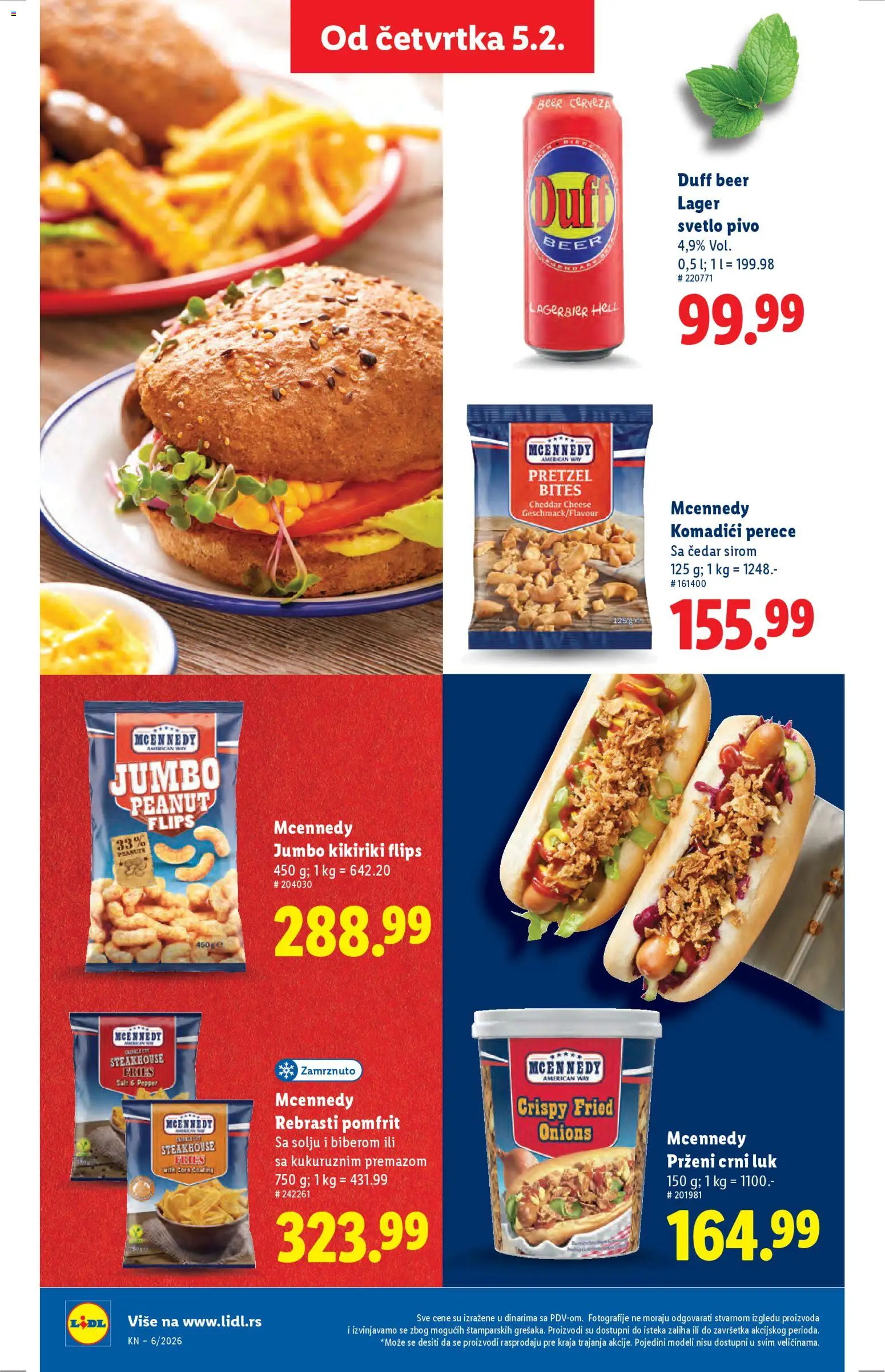 Lidl katalog - važi od 05.02.2026 | Strana: 46 | Proizvode: Crni luk, Hell, Kikiriki, Pivo