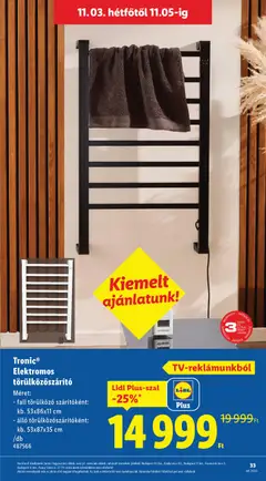 Lidl Akciós újság - amely érvényes a következő dátumtól: 30.10.2025 | Oldal: 33