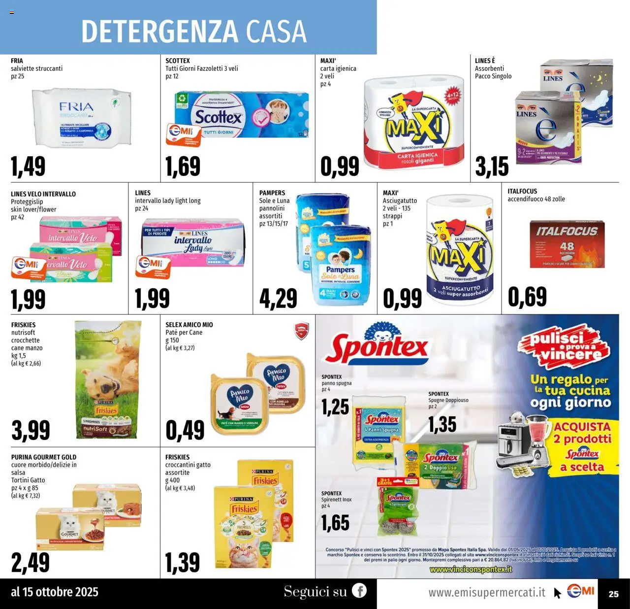 Volantino EMI del 02.10.2025 | Pagina: 25 | Prodotti: Paté, Manzo, Fazzoletti, Agnello
