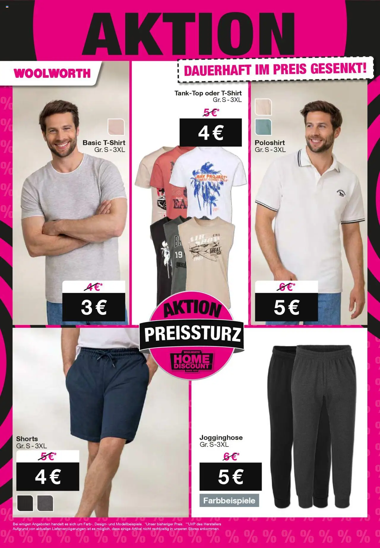 Woolworth Ferienprospekt - gültig ab dem 04.07.2025 | Seite: 38 | Produkte: Jogginghose, Poloshirt, Tanktop