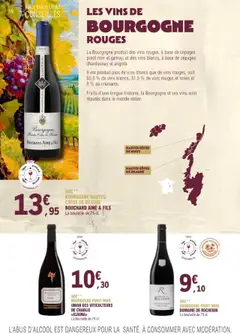 E.Leclerc - Prévisualisation de BOURGOGNE HAUTES-CÔTES DE BEAUNE BOUCHARD AINÉ & FILS, La bouteille de 75 cl. valide à partir de 01.09.2025 | Page: 16 | Produits: Base
