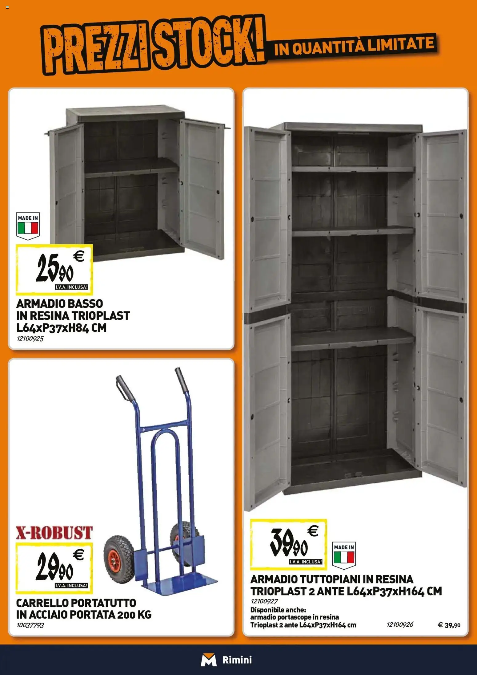 Volantino TECNOMAT del 27.11.2025 | Pagina: 23 | Prodotti: Carrello, Armadio