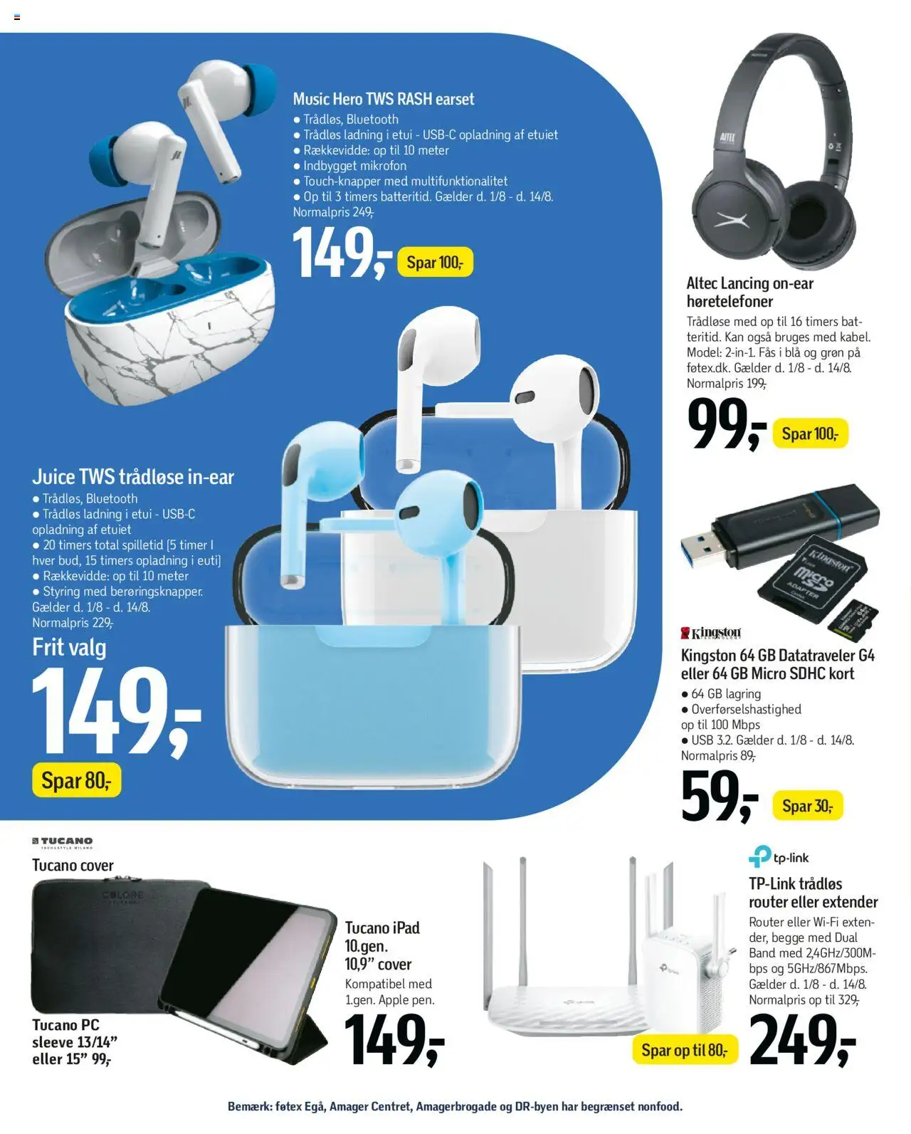 Føtex Tilbudsavis gyldig fra 01.08.2025 | Side: 69 | Produkter: Juice, USB, PC, Mikrofon