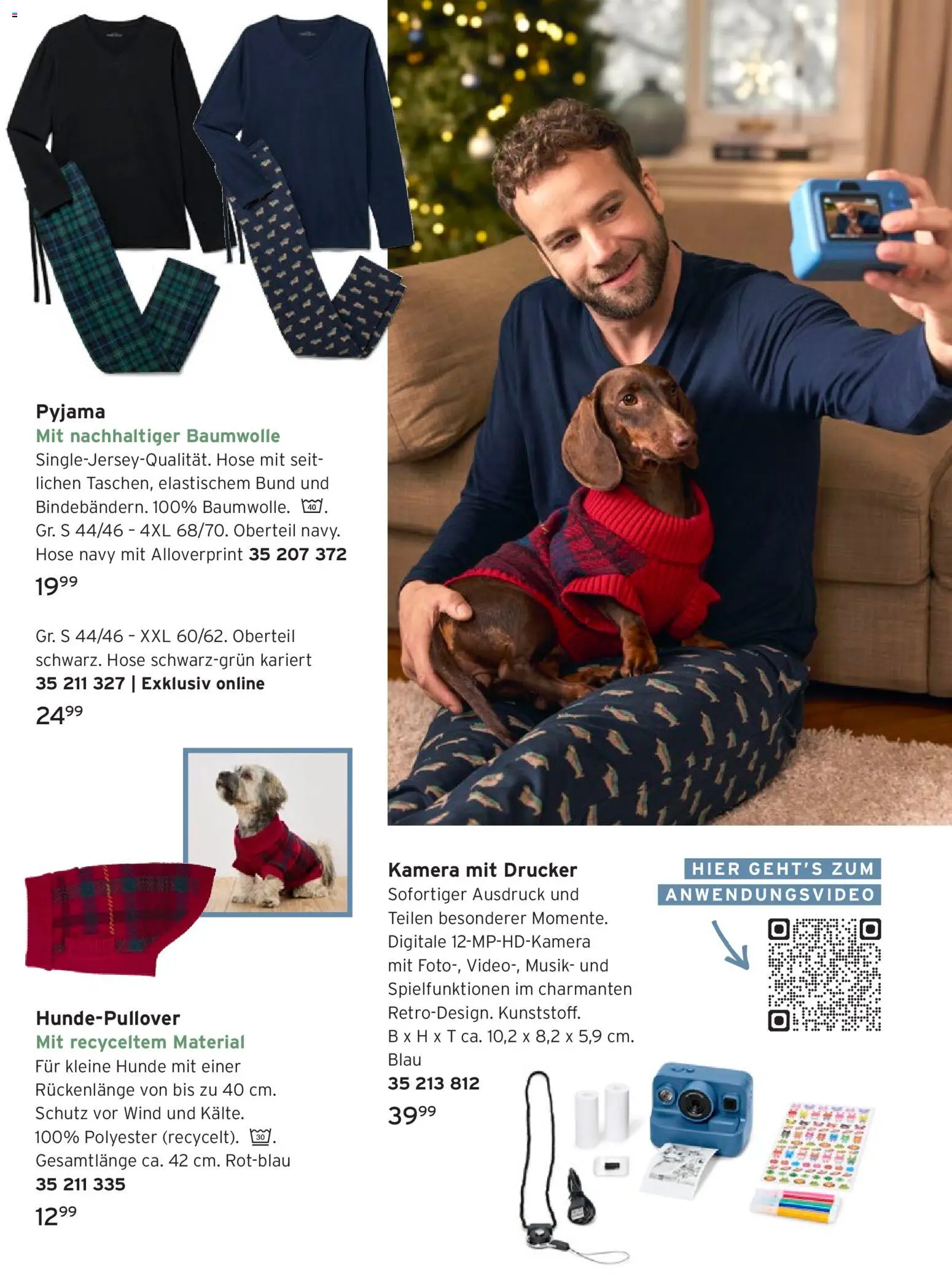 Tchibo - Black Friday – gültig ab 26.11.2025 | Seite: 14 | Produkte: Kamera, Hose, Pyjama, Drucker