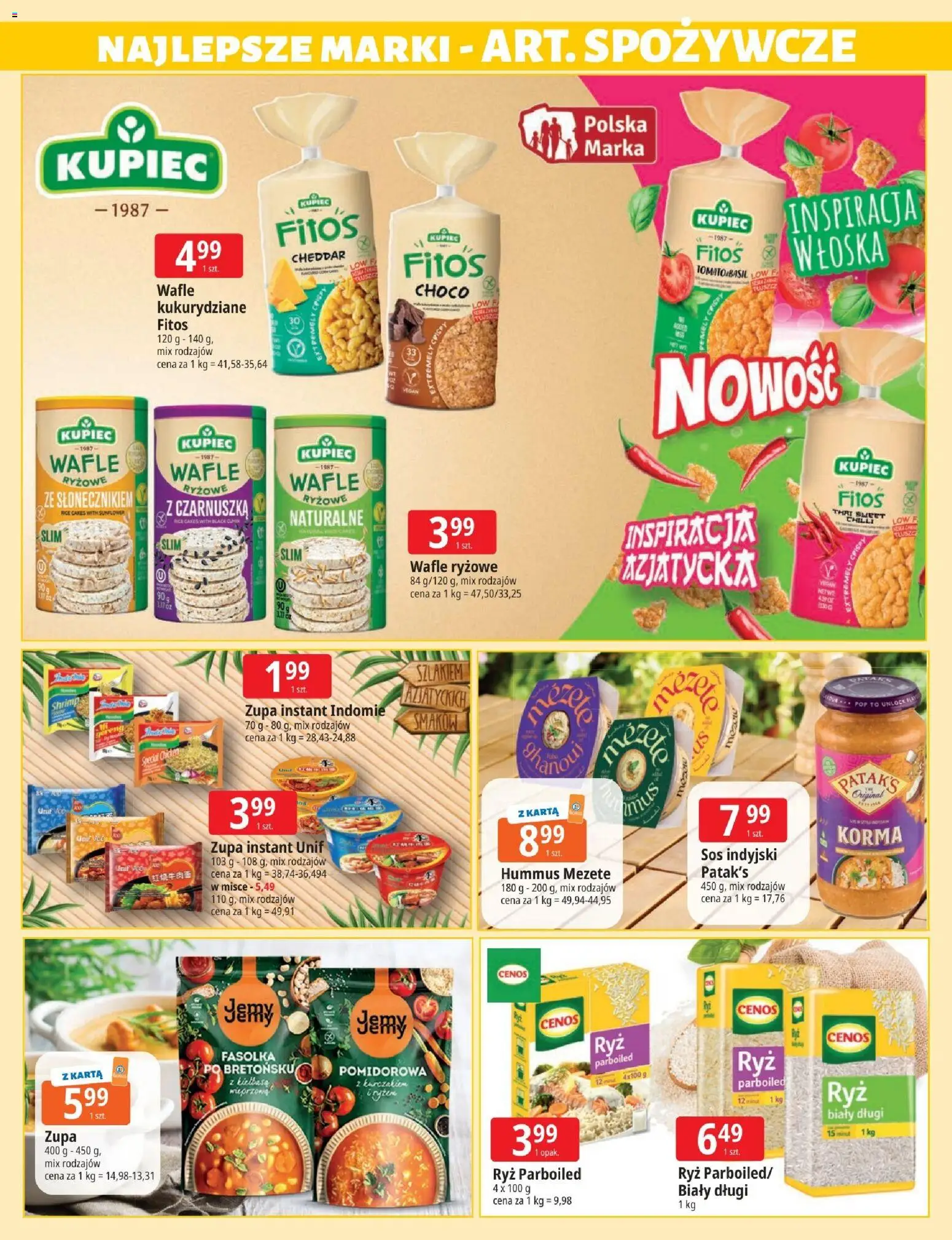 E.Leclerc gazetka - Zielona Góra od 28.04.2026 | Strona: 14 | Produkty: Karta, Czarnuszka, Hummus, Zupa