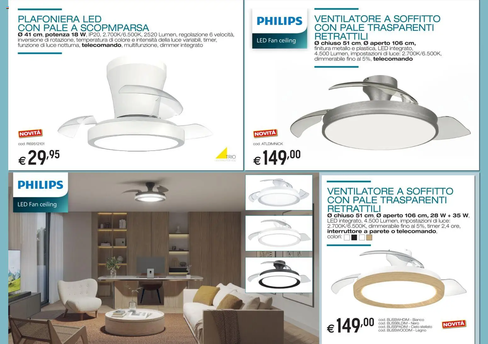 Volantino Brico OK del 05.03.2026 | Pagina: 7 | Prodotti: Ventilatore, Telecomando, Fan