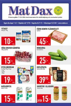 Matdax erbjudanden - Förhandsvisning av reklamblad från butik Matdax aktuell från 13.04.2026