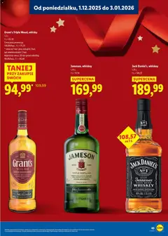 Pogląd oferty "Grant's Triple Wood, whisky, 1,5 L whisky" - ważna od 01.12.2025 | Strona: 45