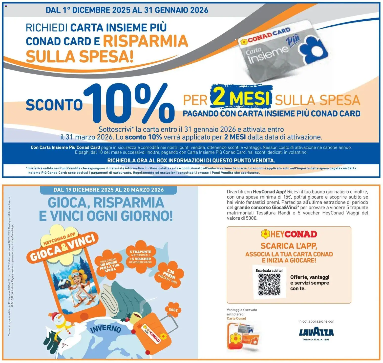 Volantino Conad del 14.01.2026 | Pagina: 38 | Prodotti: Mobile, Data, Lavazza