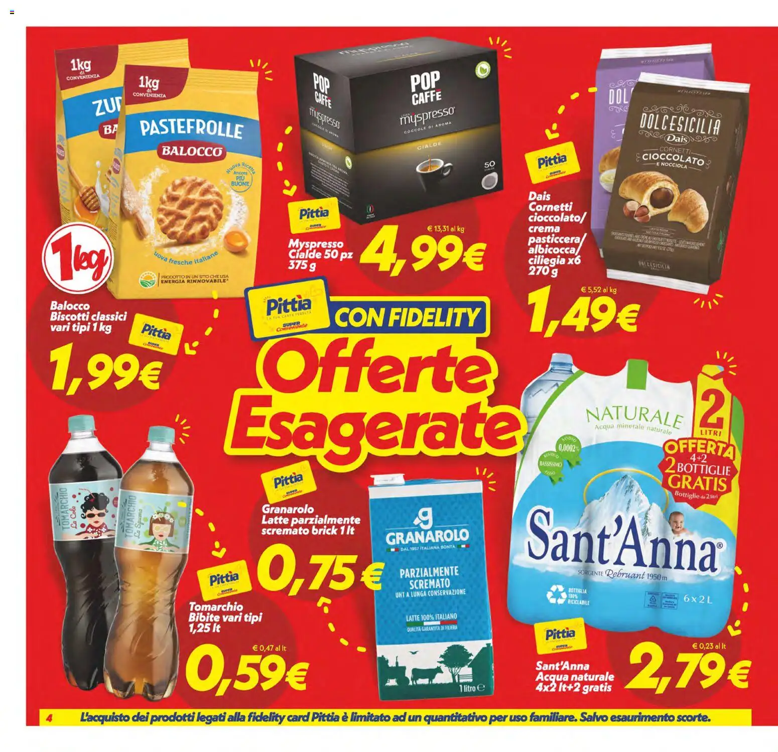 Volantino SuperConveniente del 06.03.2026 | Pagina: 4 | Prodotti: Crema, Cioccolato, Biscotti, Bottiglia