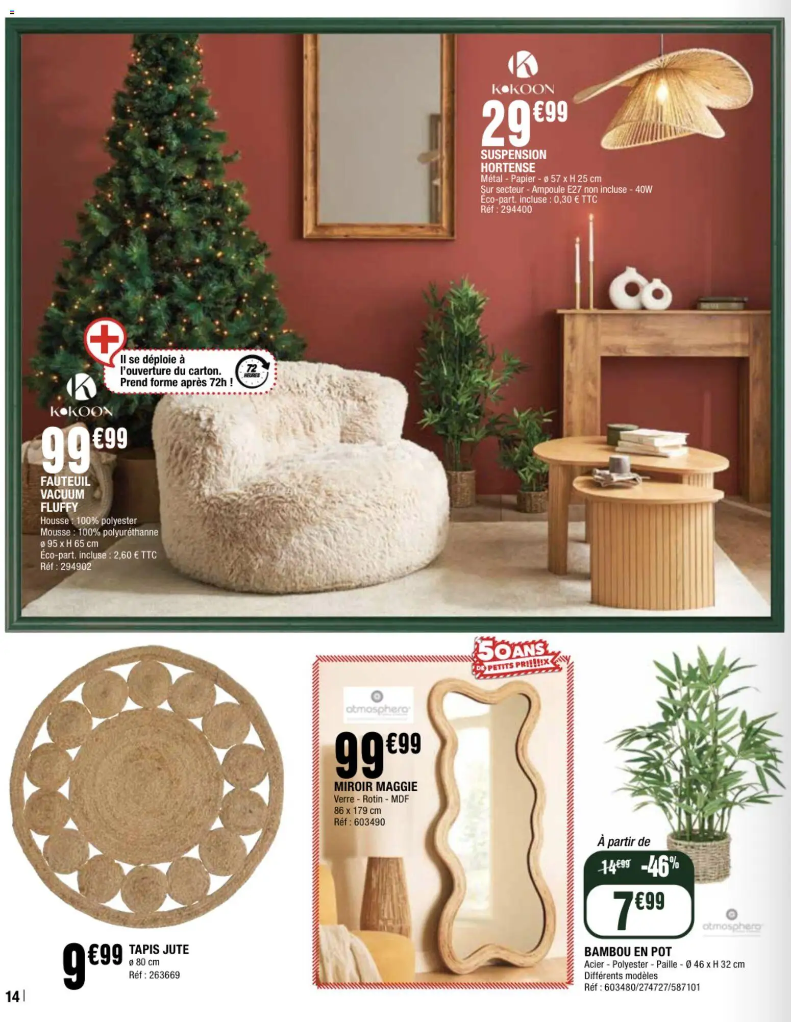 {H1} | Page: 14 | Produits: Mousse, Suspension, Fauteuil, Tapis