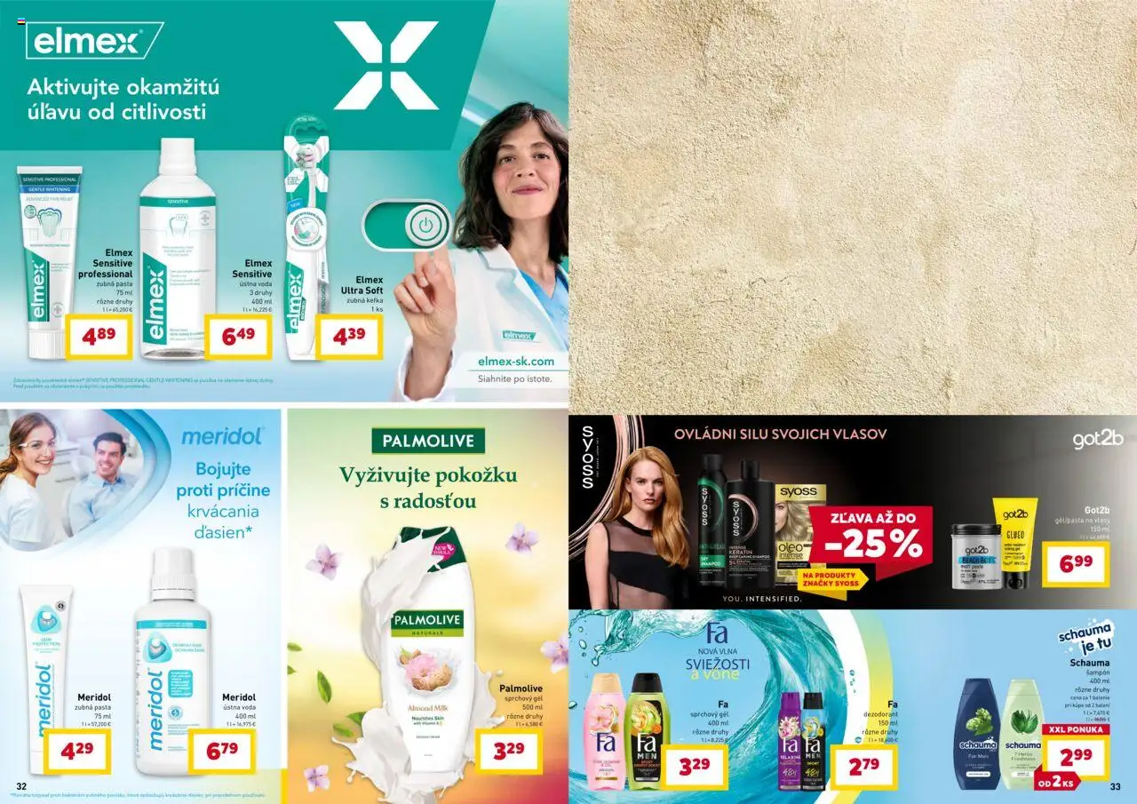 Nové Billa akcie – leták je platný od 01.10.2025 | Strana: 17 | Produkty: Zubná kefka, Šampón, Dezodorant