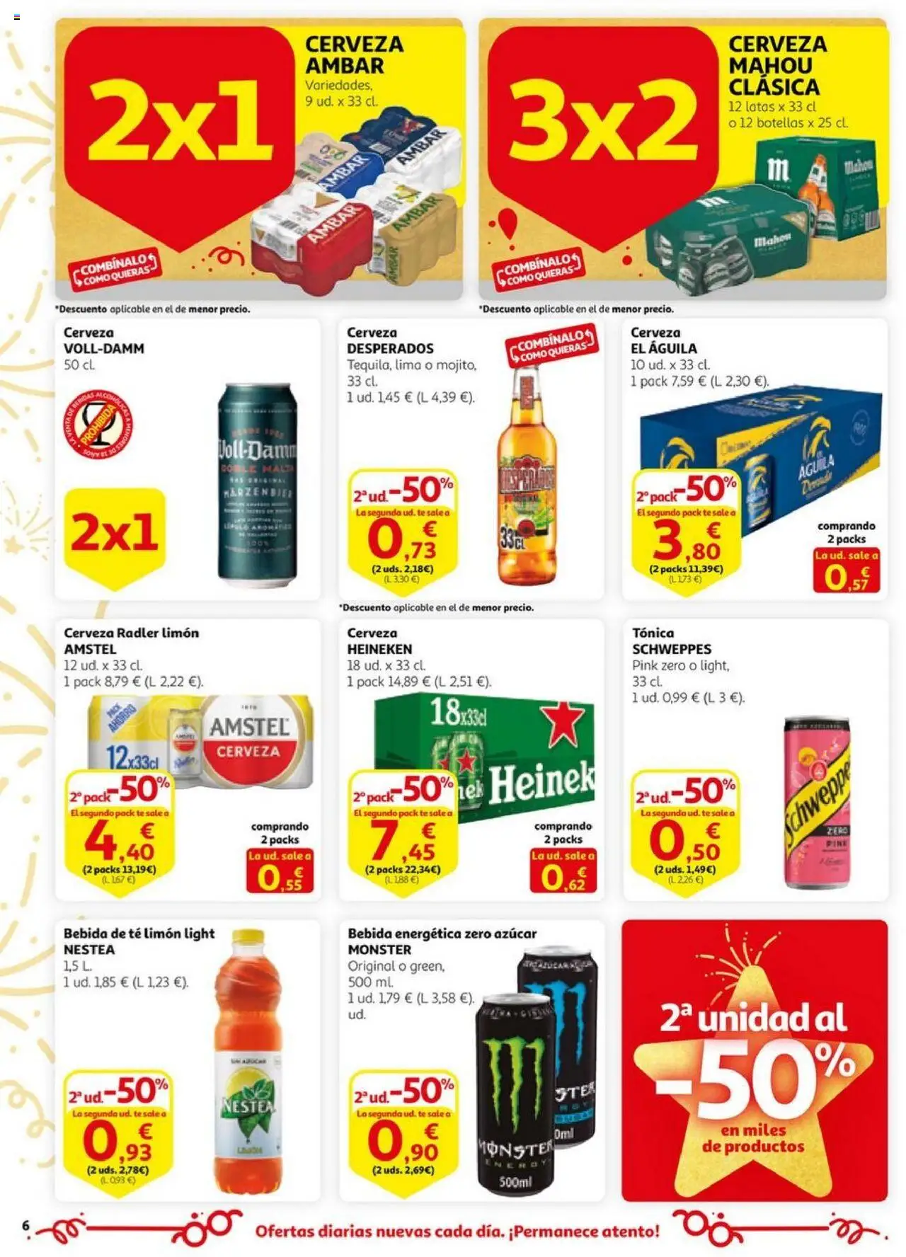 Alcampo - HP catalan  │ válido desde el 03.06.2025 | Página: 6 | Productos: Lima, Cerveza, Té, Σπανάκι