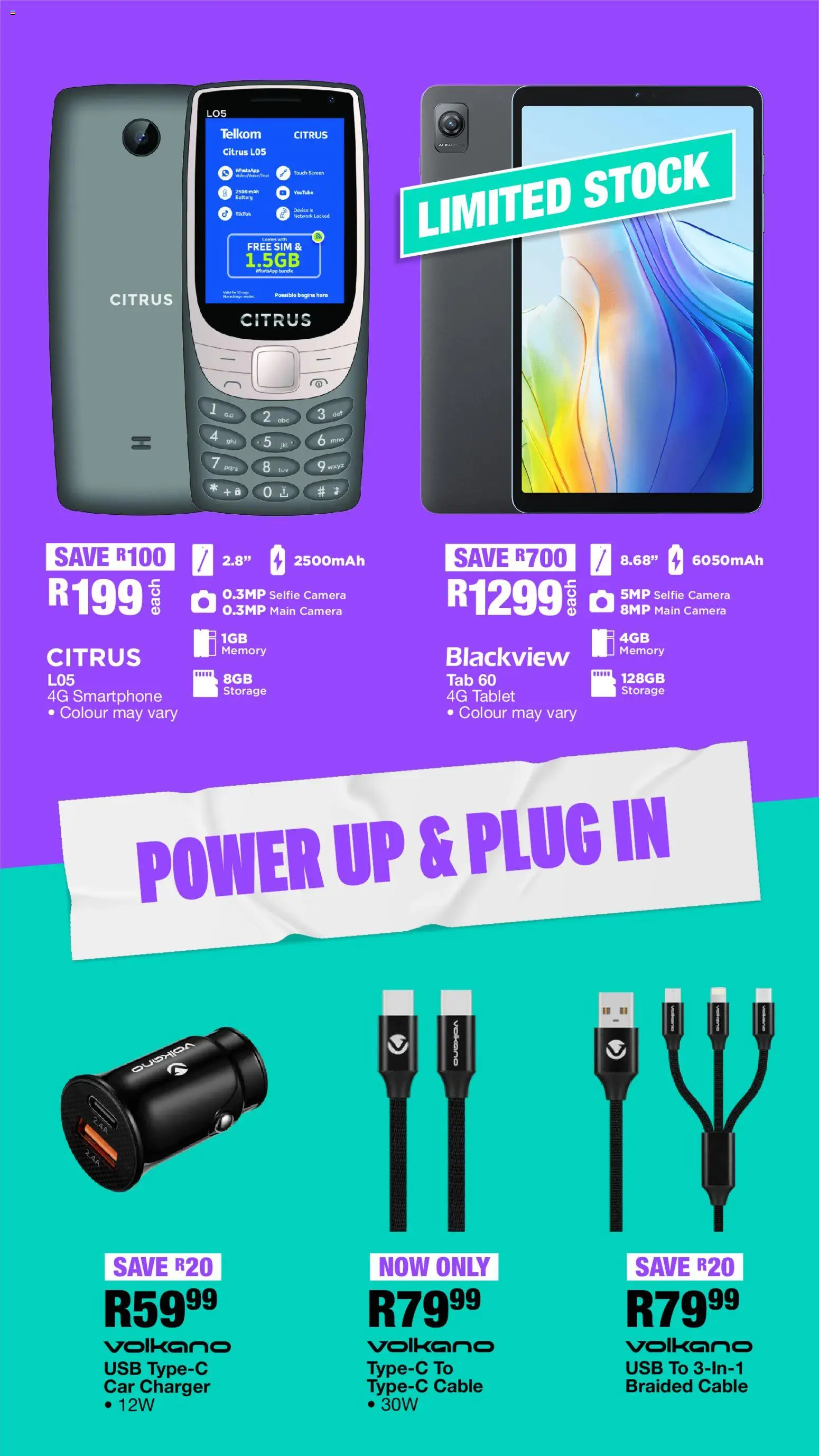 New OK Furniture catalogue – valid from 05.01.2026 | Page: 21 | Products: Sim, Cable, Charger, Stock