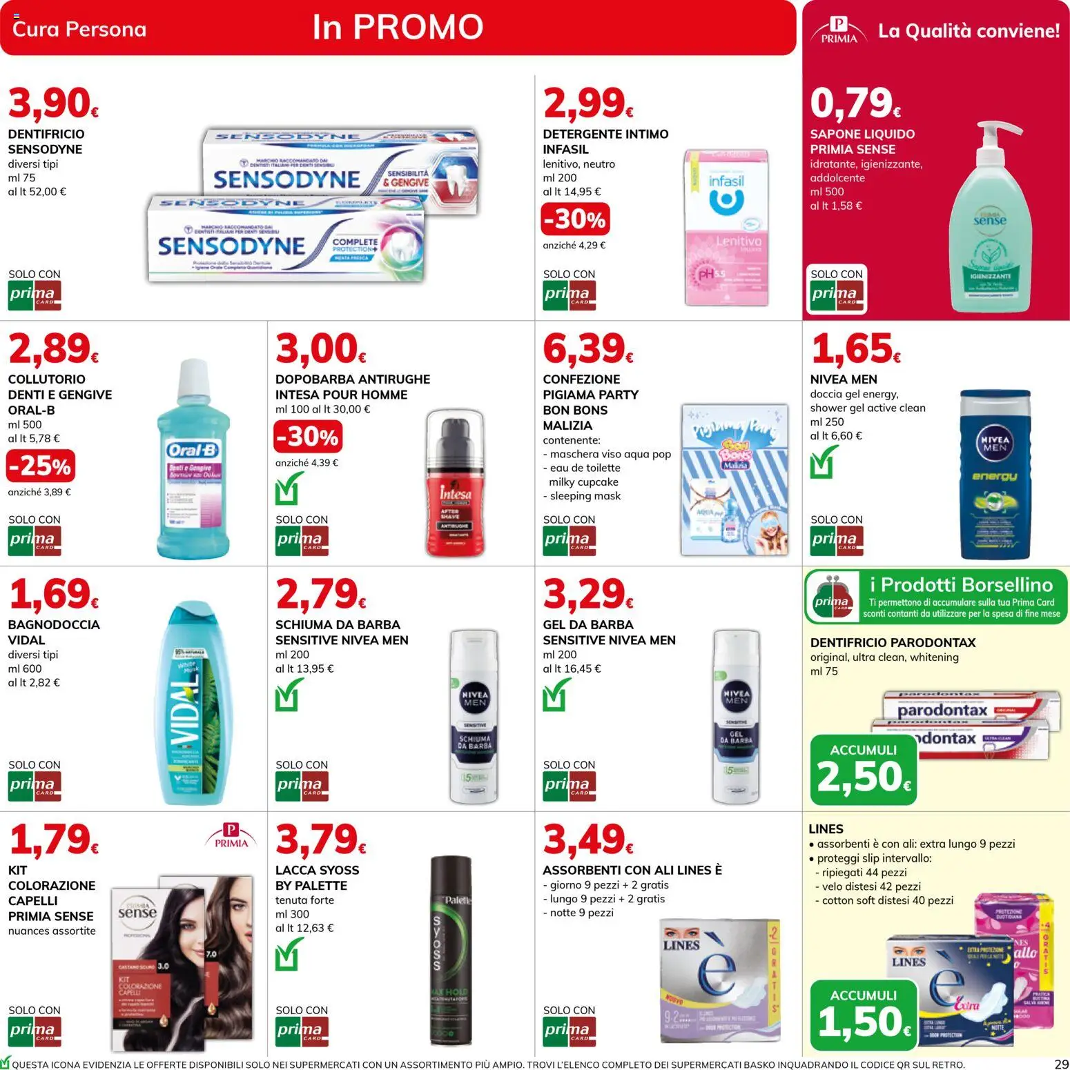 Volantino Basko del 11.11.2025 | Pagina: 29 | Prodotti: Maschera, Dopobarba, Dentifricio, Pigiama