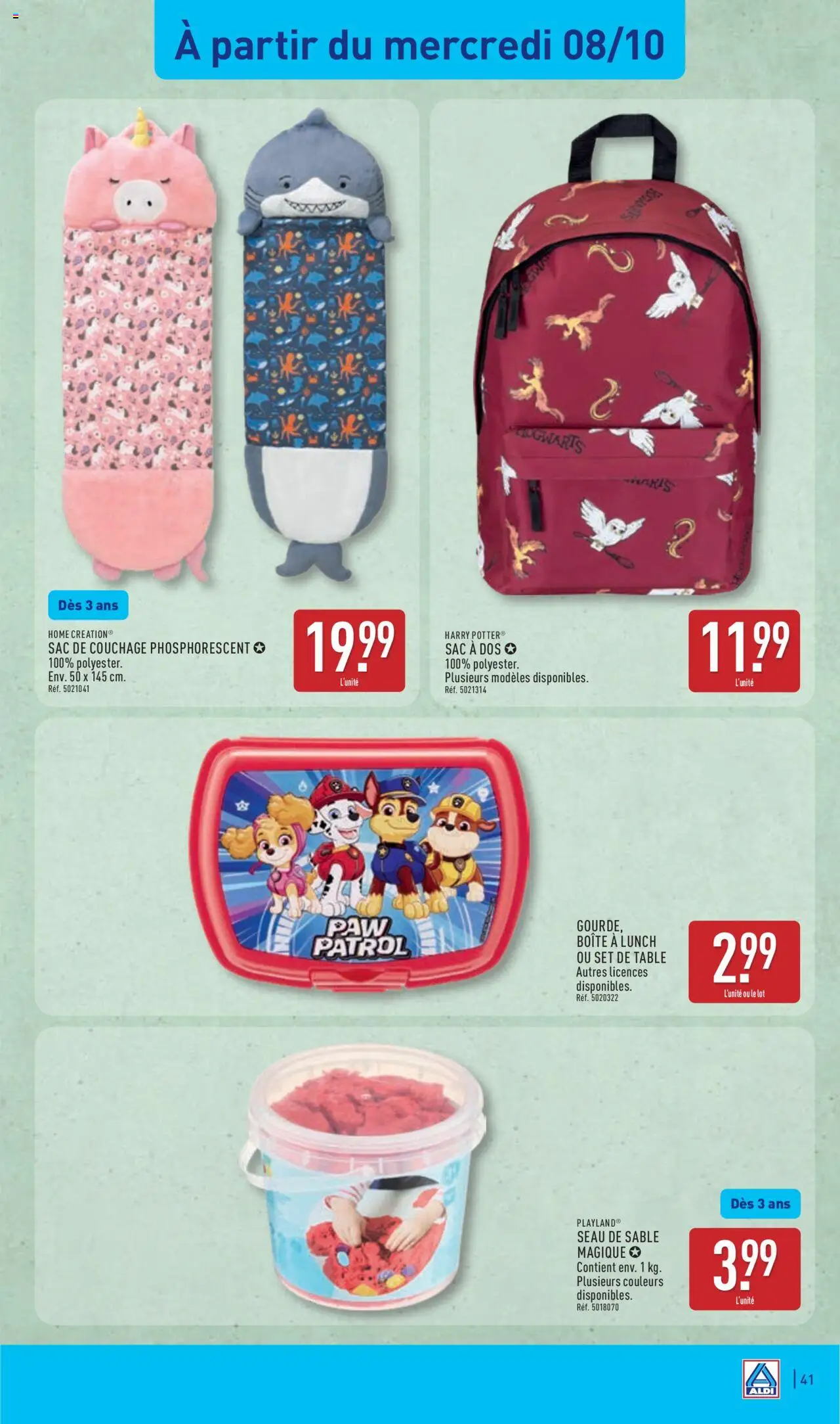 {H1} | Page: 43 | Produits: Sac, Sac de couchage, Table, Sac à dos