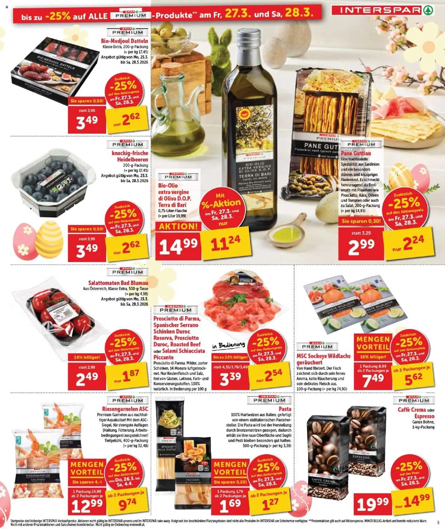 Interspar Flugblatt - Burgenland gültig ab 26.03.2026 | Seite: 7 | Produkte: Pasta, Salami, Tomaten, Fisch