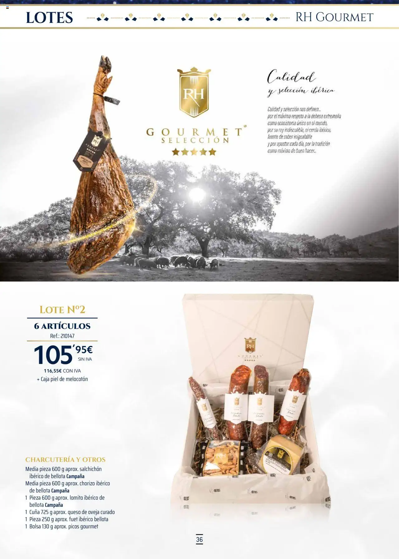 Makro - Lotes y cestas Norte 2 │ válido desde el 04.10.2025 | Página: 36 | Productos: Queso de oveja, Cerdo, Cuna, Caja