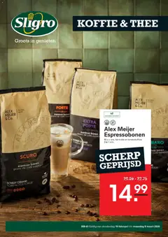 Sligro - Koffie special - Voorbeeld van een folder van Sligro, geldig van 19.02.2026