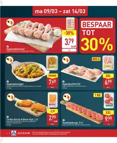 Aldi folder week 11 - Voorbeeld van een folder van Aldi, geldig van 09.03.2026 | Pagina: 4 | Producten: Bacon, Kip