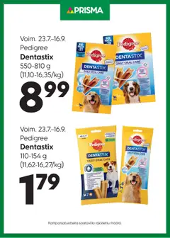 Katso Prisma tarjoukset Dentastix voimassa alkaen 23.07.2025