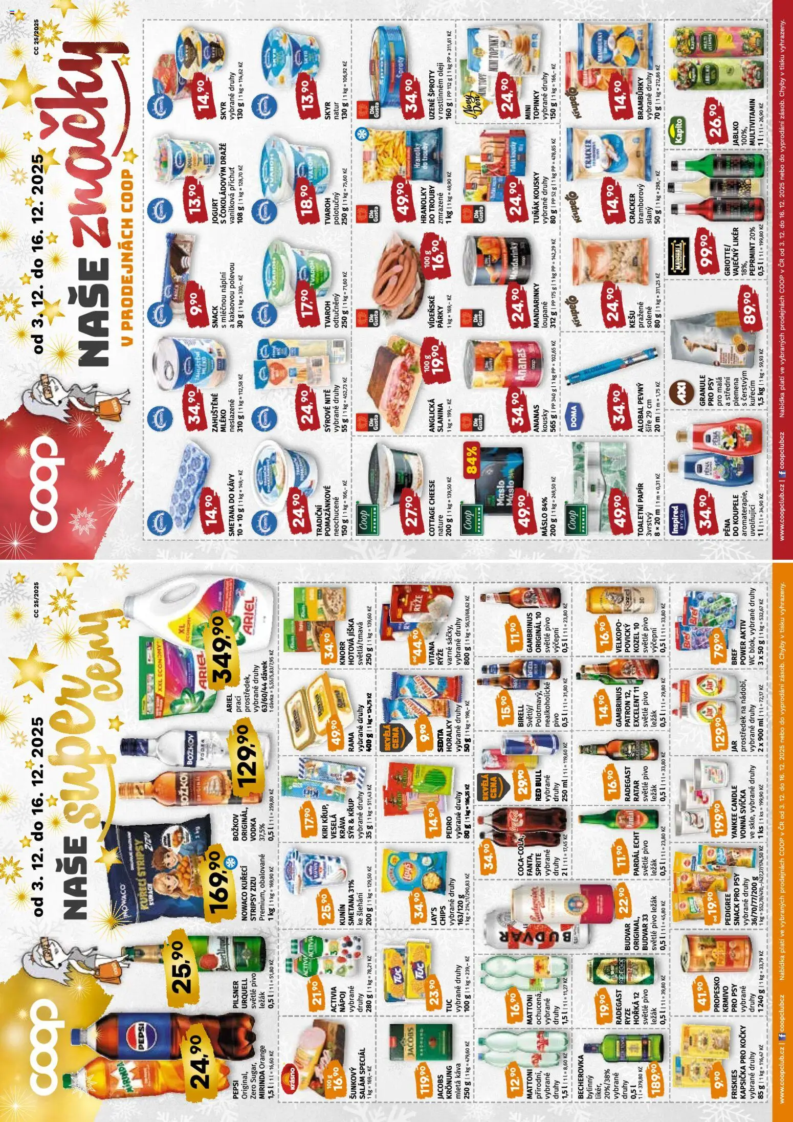 Coop leták od 03.12.2025 | Strana: 4 | Produkty: Mattoni, Birell, Smetana, Pilsner