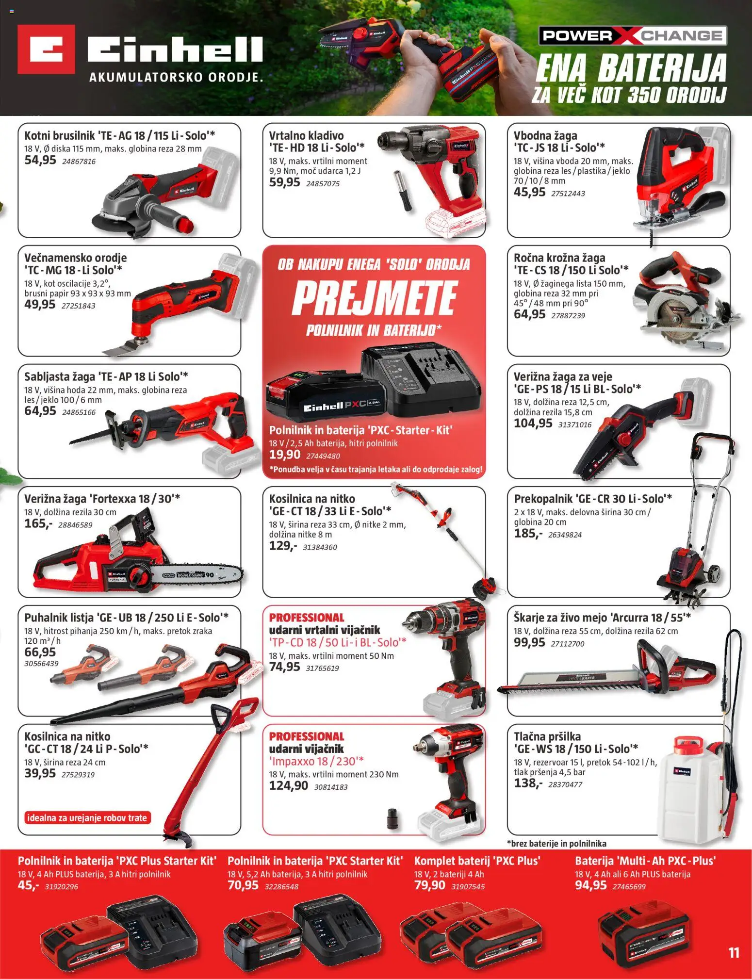 Novi Bauhaus katalog ponudbe – veljaven od 01.04.2026 | Stran: 11