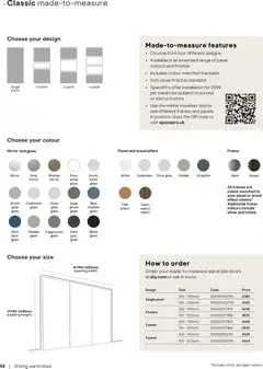 Preview of B&Q - Furniture & storage valid from 16.12.2025 | Page: 58 | Products: Mirror, Cappuccino, Doors, Wardrobe