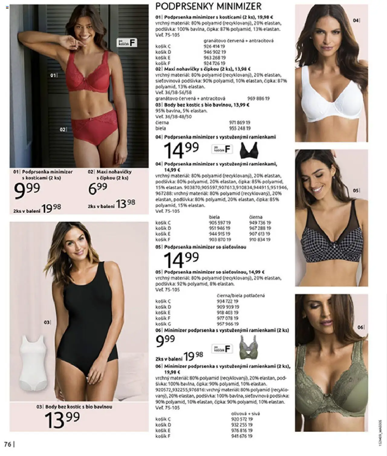 Nové Bonprix akcie – leták je platný od 14.10.2025 | Strana: 78 | Produkty: Nohavičky, Podprsenka