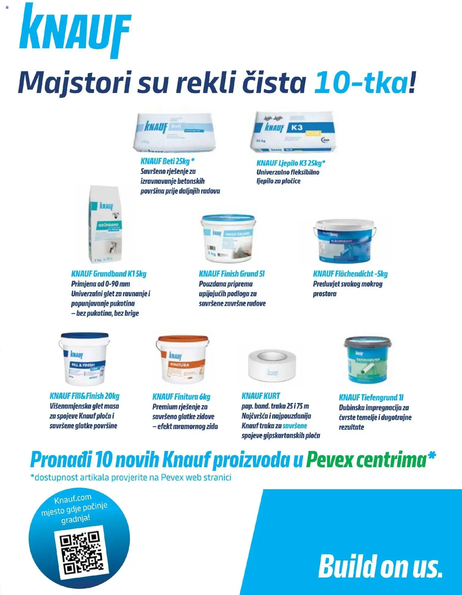 Pevex katalog | vrijedi od 23.10.2025 | Stranica: 21 | Proizvodi: Pločice, Glet masa, Finish, Ljepilo