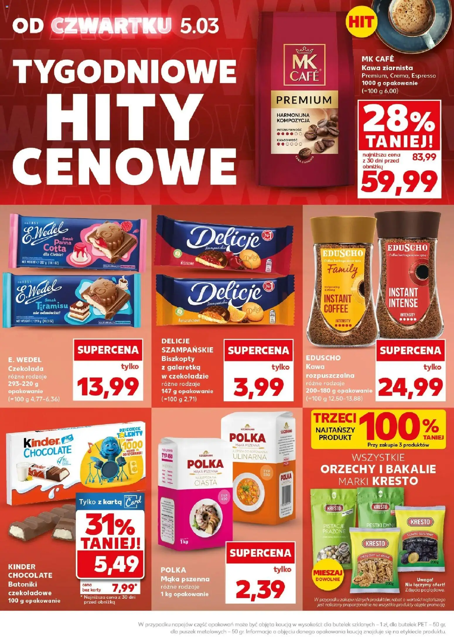 Kaufland gazetka - Mocny start od 09.03.2026 | Strona: 8 | Produkty: Kawa ziarnista, Śliwki, Śliwki suszone, Kawa