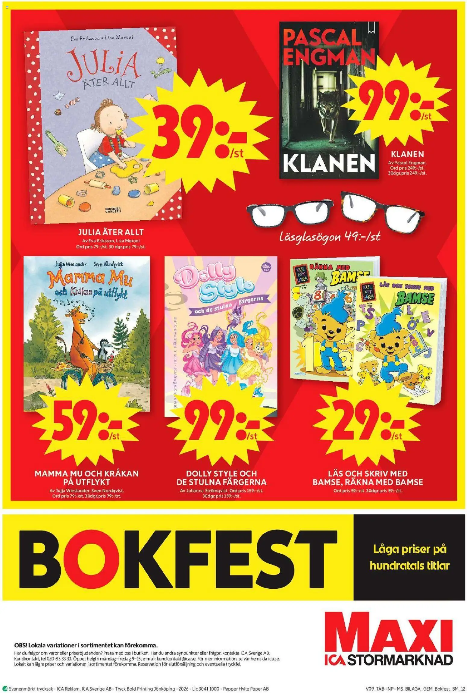 ICA Maxi reklamblad aktuell från 23.02.2026 | Sida: 30 | Produkter: Papper